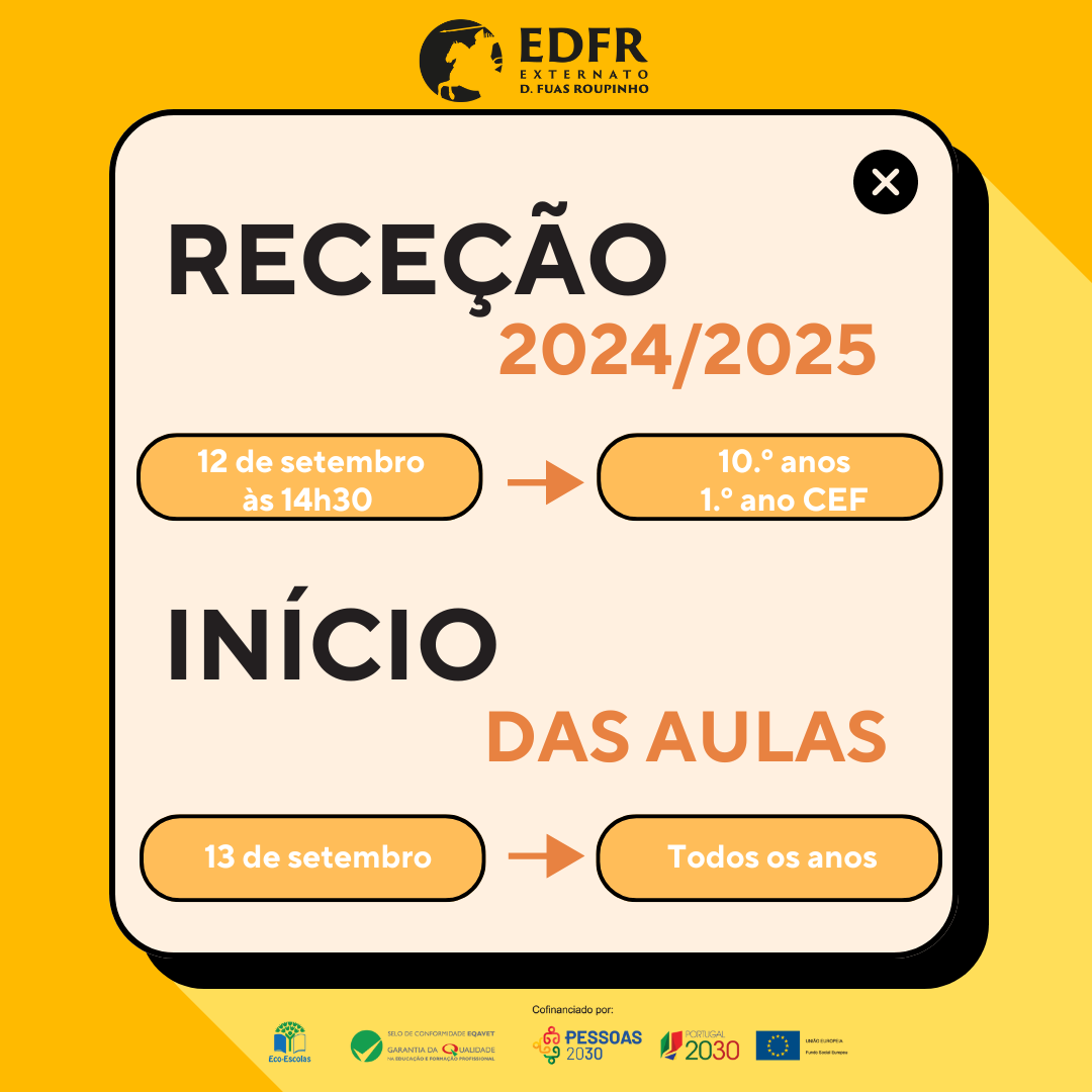 Informação início ano letivo