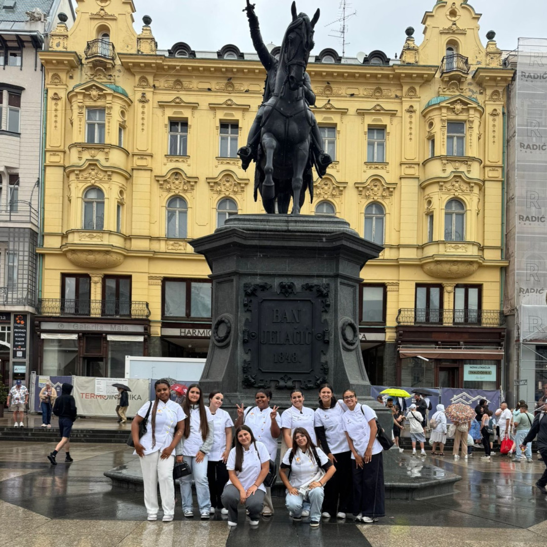 Alunas do Curso de Esteticista realizam mobilidade Erasmus+ em Zagreb